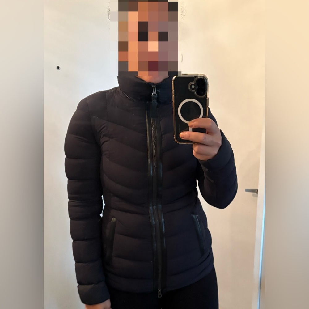 Mackage Navy Puffer Jacket xsmall 90% goose feather - Picture 15 of 17
